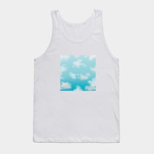 Beautiful Blue Sky with clouds Tank Top